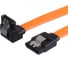 Кабель GoPower SATA (m)-SATA (m) 0.5м силикон ver.3.0 оранжевый в пакете 00-00029042 1