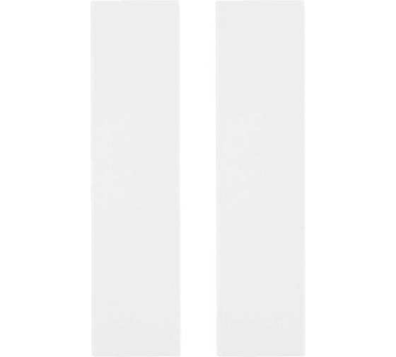 Вставка-заглушка NIKOMAX, британский формат, 12,5x50мм, белая, 2шт NMC-PB0P-PH-WT