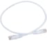 Патч-корд TWT RJ45-RJ45, 4 пары, UTP, категория 5е, 0.5 м, белый, TWT-45-45-0.5-WH 1