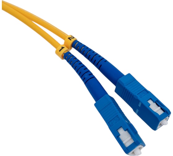 Оптический патч-корд TopLAN дуплексный, SM 9/125, 1,5 м, DPC-TOP-652-LC/A-SC/U-1.5