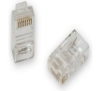 Вилка-коннектор GCR RJ-45 Greenaccessories cat 5e UTP 10 шт. VIVPLIUG5WG-10