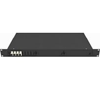 Оптический стоечный кросс TopLAN 19, многомодовый, укомплектованный, КРС-Top-1U-04SC/U-OM2-BK