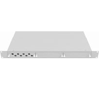 Оптический стоечный кросс TopLAN 19, 8 FC/ST адаптеров, 1U, серый, КРС-Top-1U-08FC/ST-GY