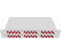Оптический стоечный кросс TopLAN 19, одномодовый, укомплектованный, КРС-Top-2U-48FC/U-OS2-GY