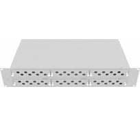 Оптический стоечный кросс TopLAN 19, 48 FC/ST адаптеров, 2U, серый, КРС-Top-2U-48FC/ST-GY