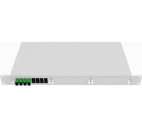 Оптический стоечный кросс TopLAN 19, одномодовый, укомплектованный, КРС-Top-1U-04SC/A-OS2-GY
