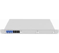 Оптический стоечный кросс TopLAN 19, одномодовый, укомплектованный, КРС-Top-1U-08LC/U-OS2-GY
