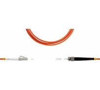 Оптический патч-корд TopLAN, симплексный, LC/PC-ST/PC, MM 50/125, 1 м, PC-TOP-OM2-LC/P-ST/P-1.0