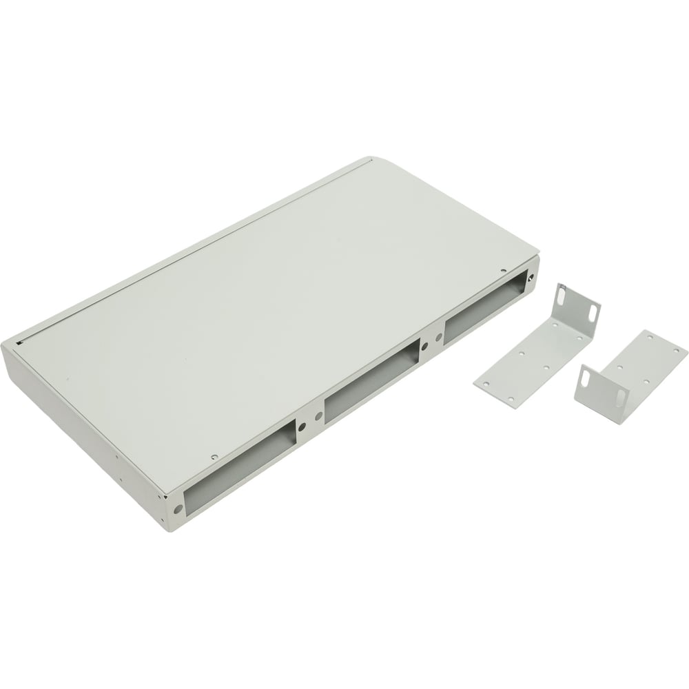 Оптический стоечный кросс TopLAN 19, 24 SC/DLC адаптера, 1U, серый, КРС ...