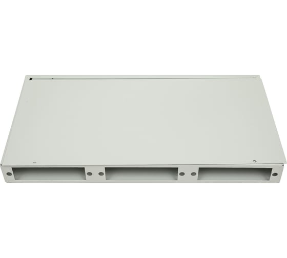 Оптический стоечный кросс TopLAN 19, 24 SC/DLC адаптера, 1U, серый, КРС-Top-1U-24SC/DLC-GY