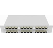 Оптический стоечный кросс TopLAN 19, многомодовый, укомплектованный, КРС-Top-2U-48SC/U-OM2-GY