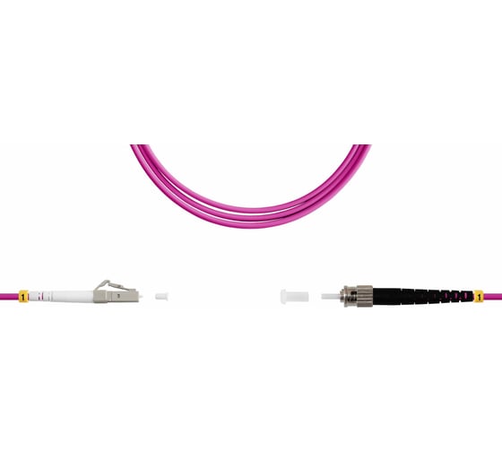 Оптический патч-корд TopLAN, симплексный, LC/PC-ST/PC, MM 50/125, 1,5 м, PC-TOP-OM4-LC/P-ST/P-1.5 1