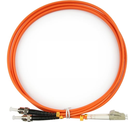 Оптический патч-корд TopLAN, дуплексный, LC/PC-ST/PC, MM 62,5/125, 15 м, DPC-TOP-OM1-LC/P-ST/P-15