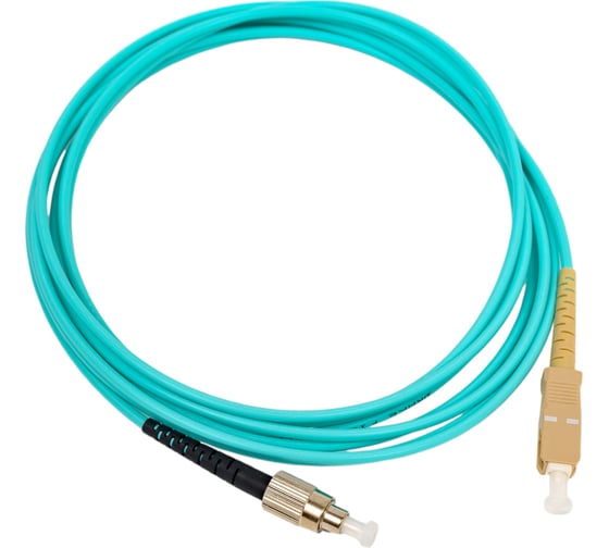 Оптический патч-корд TopLAN симплексный, MM 50/125, 3 м, PC-TOP-OM3-FC/P-SC/P-3.0
