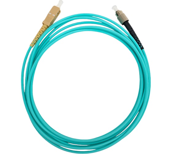 Оптический патч-корд TopLAN симплексный, MM 50/125, 3 м, PC-TOP-OM3-FC/P-SC/P-3.0