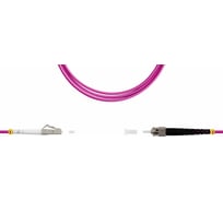 Оптический патч-корд TopLAN, симплексный, LC/PC-ST/PC, MM 50/125, 0,5 м, PC-TOP-OM4-LC/P-ST/P-0.5