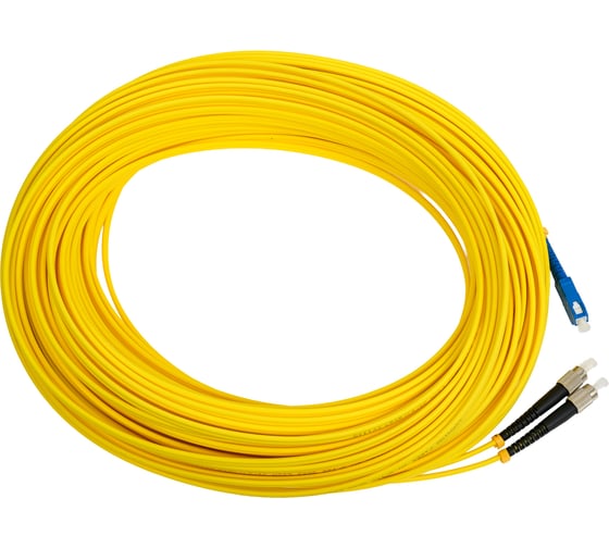 Оптический патч-корд TopLAN дуплексный, SM 9/125, 50 м, DPC-TOP-652-FC/U-SC/U-50