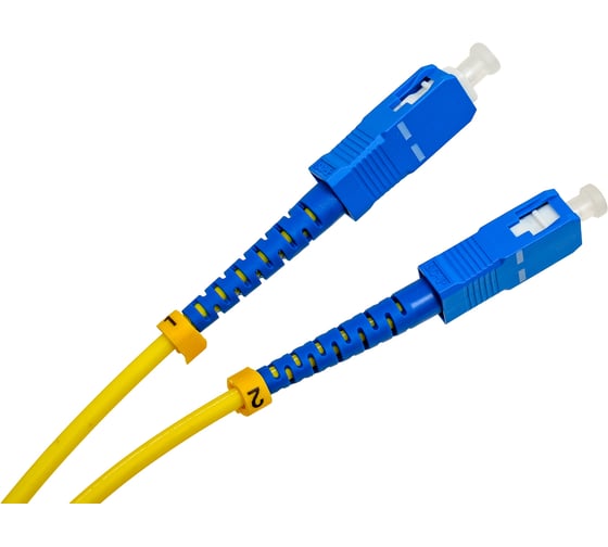 Оптический патч-корд TopLAN дуплексный, SM 9/125, 50 м, DPC-TOP-652-FC/U-SC/U-50