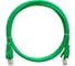 Шнур NIKOMAX, U/UTP 4 пары, Категория 5e, 7х0,205мм, PVC, зеленый, 0,15м NMC-PC4UD55B-001-GN 1