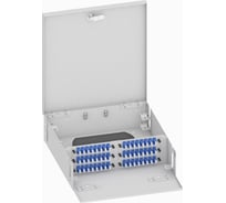 Оптический кросс TopLAN настенный, одномодовый укомплектованный КРН-Top-96LC/U-OS2-GY