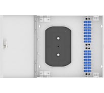 Оптический кросс TopLAN настенный, одномодовый укомплектованный КРН-Top-16SC/U-OS2-GY