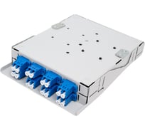 Оптический кросс TopLAN настенный, одномодовый укомплектованный. КРН-Top-16LC-Компл