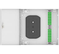 Оптический кросс TopLAN настенный, одномодовый укомплектованный КРН-Top-32LC/A-OS2-GY