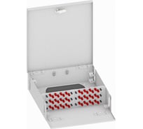 Оптический кросс TopLAN настенный, одномодовый укомплектованный КРН-Top-48ST/U-OS2-GY