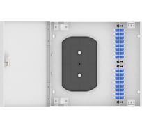 Оптический кросс TopLAN настенный, одномодовый укомплектованный КРН-Top-32LC/U-OS2-GY