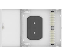 Оптический кросс TopLAN настенный, многомодовый укомплектованный КРН-Top-32LC/U-OM2-GY