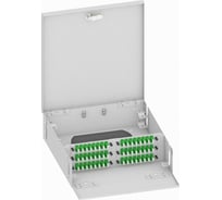 Оптический кросс TopLAN настенный, одномодовый укомплектованный КРН-Top-96LC/A-OS2-GY