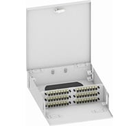 Оптический кросс TopLAN настенный, многомодовый укомплектованный КРН-Top-48SC/U-OM2-GY