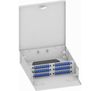 Оптический кросс TopLAN настенный, одномодовый укомплектованный КРН-Top-48SC/U-OS2-GY