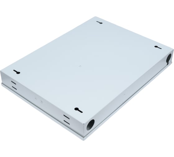 Оптический кросс TopLAN настенный, одномодовый укомплектованный КРН-Top-24LC/U-OS2-GY