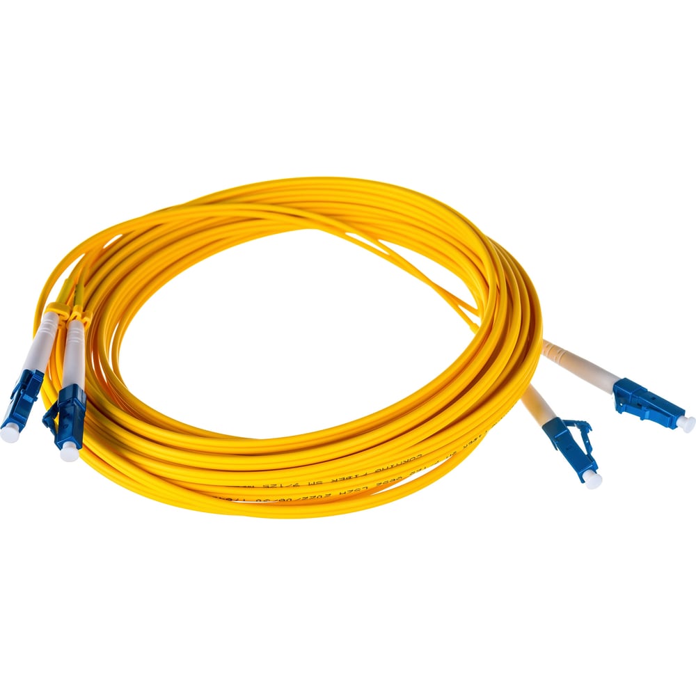 Оптический патч-корд TopLAN, дуплексный, LC/UPC-LC/UPC, SM, 7.0 м DPC ...