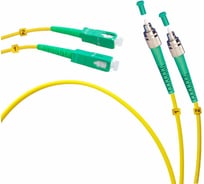Оптический патч-корд TopLAN дуплексный, FC/APC-SC/APC, 657A1, 1 м, DPC-TOP-657A1-FC/A-SC/A-1.0
