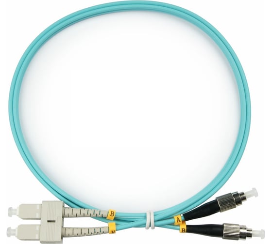 Оптический патч-корд TopLAN дуплексный, MM 50/125, 7 м, DPC-TOP-OM3-FC/P-SC/P-7.0 1