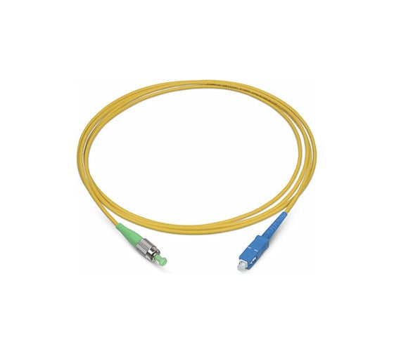 Оптический патч-корд TopLAN симплексный, SM 9/125, 10 м, PC-TOP-652-FC/A-SC/U-10