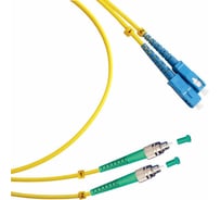 Оптический патч-корд TopLAN дуплексный, 657A1, 50 м, DPC-TOP-657A1-FC/A-SC/U-50