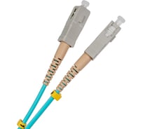 Оптический патч-корд TopLAN дуплексный, MM 50/125, 1 м, DPC-TOP-OM3-FC/P-SC/P-1.0