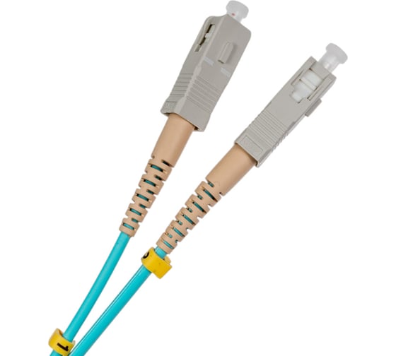 Оптический патч-корд TopLAN дуплексный, MM 50/125, 1 м, DPC-TOP-OM3-FC/P-SC/P-1.0 1