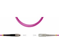 Оптический патч-корд TopLAN симплексный, MM 50/125, 20 м, PC-TOP-OM4-FC/P-SC/P-20