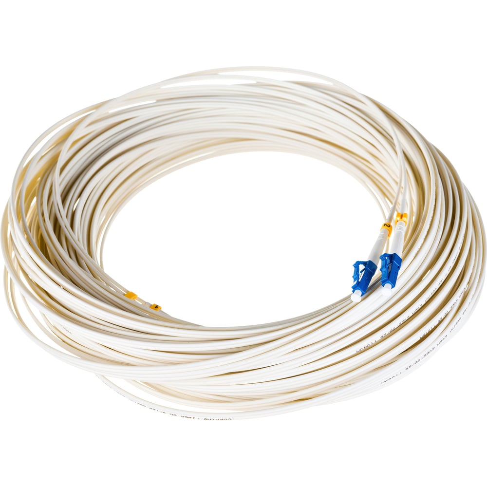Оптический патч-корд TopLAN, дуплексный, LC/UPC-LC/UPC, 657A1, 50 м ...