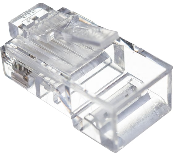 Коннектор VCOM RJ-45, 8P8C, для UTP кабеля, 6 категория, упаковка 100 штук NM006-1/100