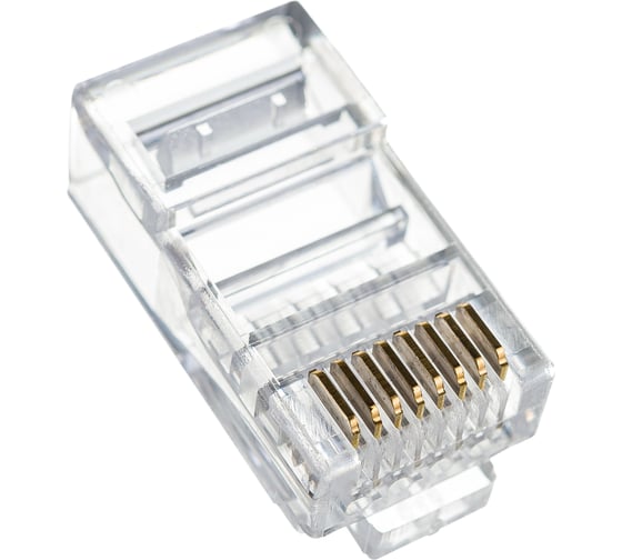 Коннекторы VCOM RJ-45, 8P8C, для UTP кабеля, 6 категория, упаковка 20шт. NM006-1/20