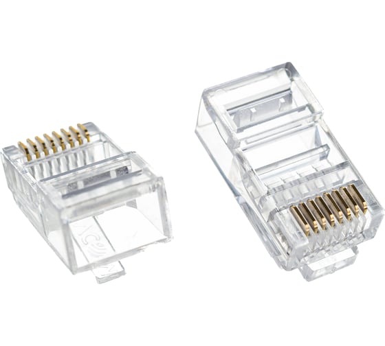Коннекторы VCOM RJ-45, 8P8C, для UTP кабеля, 6 категория, упаковка 20шт. NM006-1/20