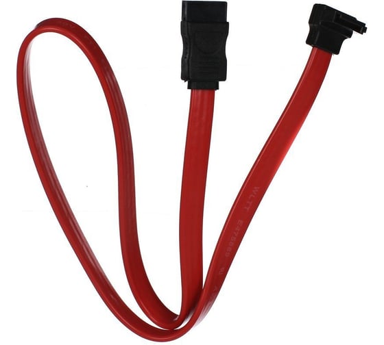 Интерфейсный кабель VCOM SATA, 45/50см, угловой разъем, VHC7666 VHC7666-0.5M 1