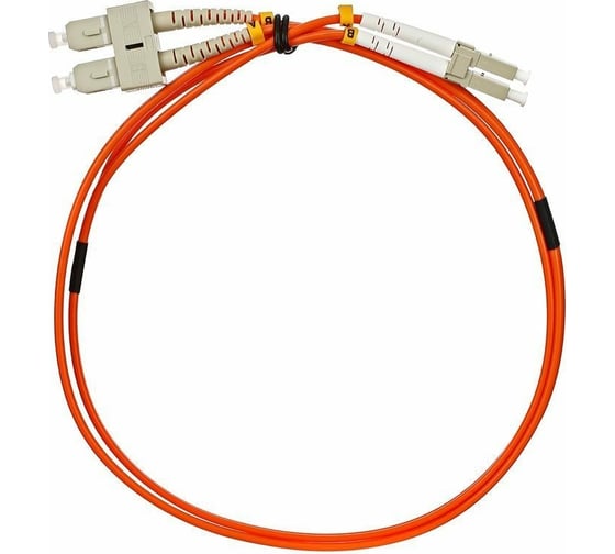 Оптический шнур VCOM LC-SC, UPC, многомодовый, Duplex VDU302-1M