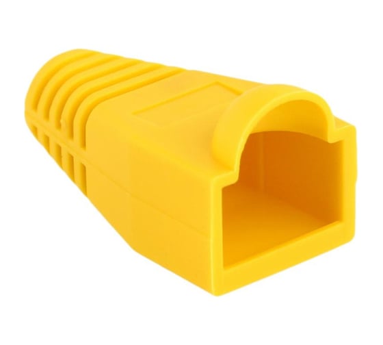 Колпачок для вилки RJ-45 VCOM пластиковый, желтый, 100 штук VNA2204-Y-1/100