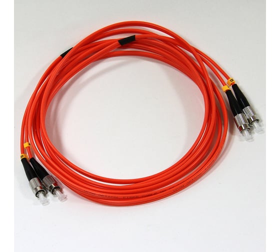 Оптический шнур VCOM FC-FC, UPC, MM, многомодовый, Duplex, VDU101-3M
